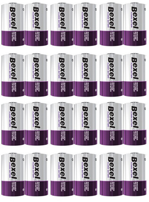 벡셀 망간 D형 건전지 벌크형 24개입, 1개