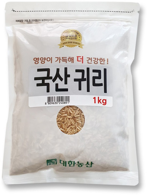 대한농산 국산 귀리 1kg, 1개