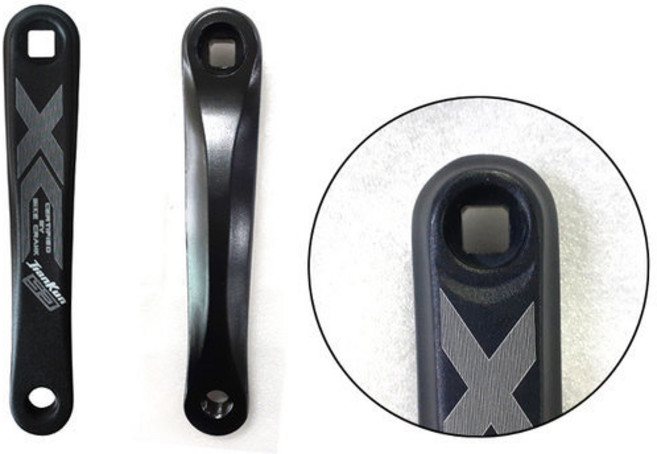 자전거 알루미늄 크랭크암 정방향/사각 17cm, 크랭크암 정사각-B타입, 1개