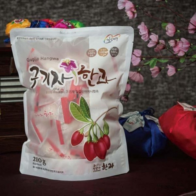 세트선물 선물 한과팩 세트 설날 구기자 명절 답례품 210g 한과 명절 설 선물세트 설선물, 상세페이지 참조, 상세페이지 참조