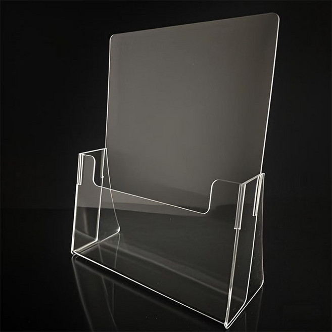마벨인홈 아크릴 브로셔 거치대 팸플릿 카탈로그 리플렛 꽂이 스탠드, 1개