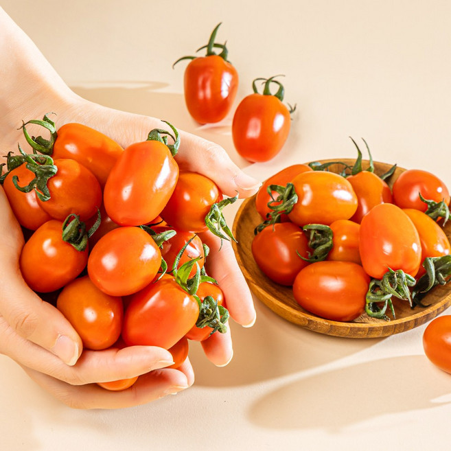 [국내산] 산지직송! 논산 대추 방울 토마토 1~3번 로얄과 2kg 500*4팩, 1박스, 대추 방울토마토 2kg