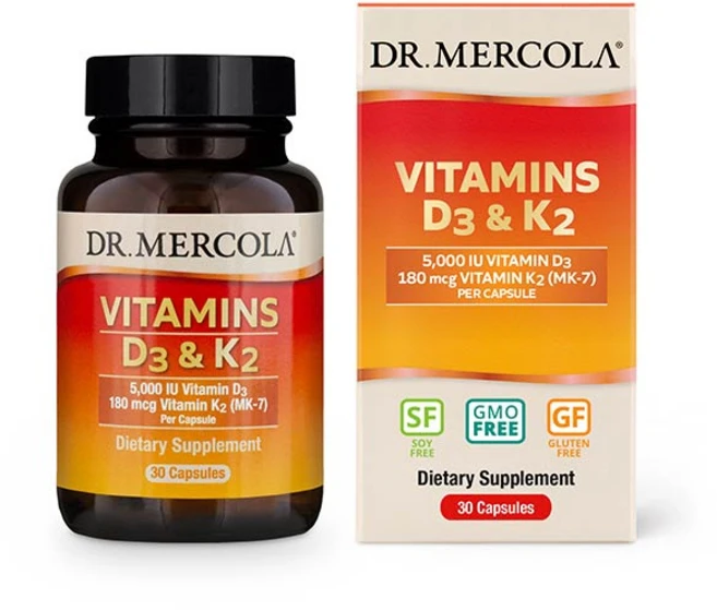 닥터머콜라 비타민 D3 & K2 5000IU 180mcg 30캡슐 1개입, 1개, 30정 - 쿠팡