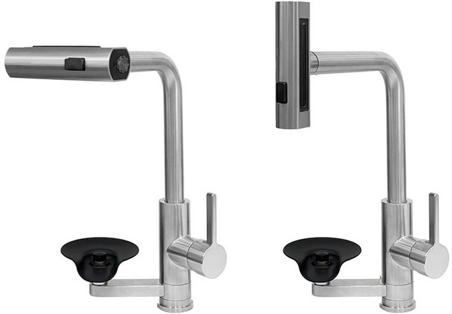 아이녹스 이녹스 컵세척 프리미엄 싱크대 와이드 수전, 1개