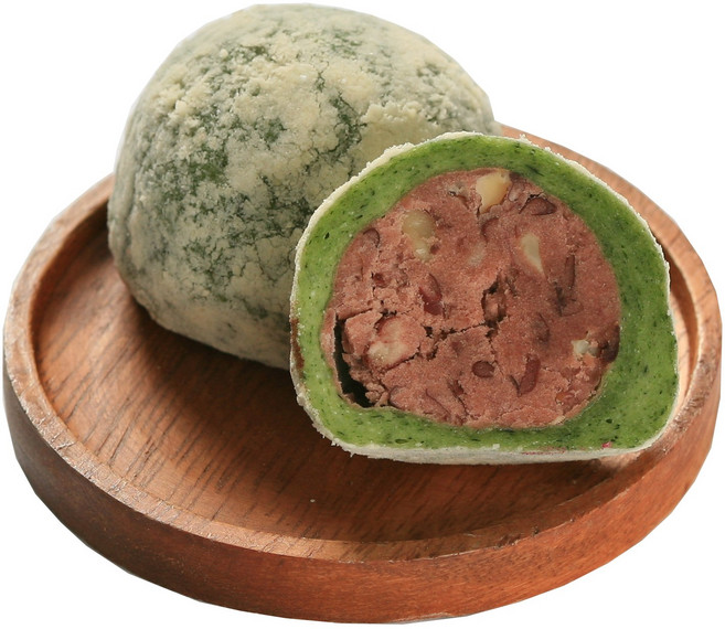 [모이서울] 쫀득 담백 고급스러운 수제 쑥모찌 찹쌀떡 싱글구성(보냉백 냉동 포장), 55g, 24개