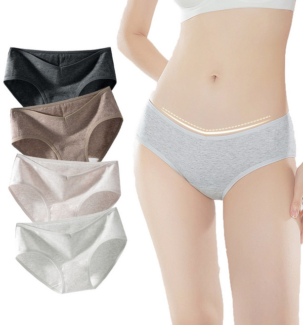 베블렌 순면 여성팬티 50수 면스판 기본 심플 요일 4종세트