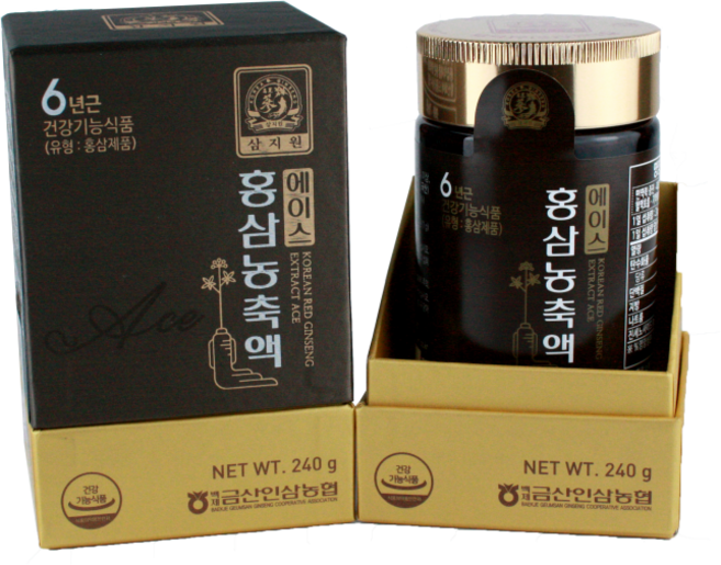 6년근홍삼농축액 에이스 240g (신제품) 삼지원 (빠른당일배송), 1개