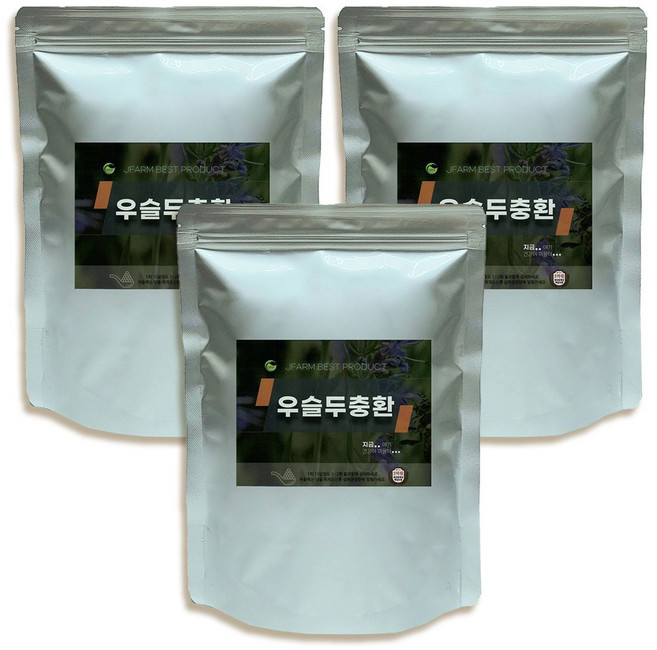 JD-Farm 국산 우슬 쇠무릎 두충 백출 환 정, 500g, 3세트