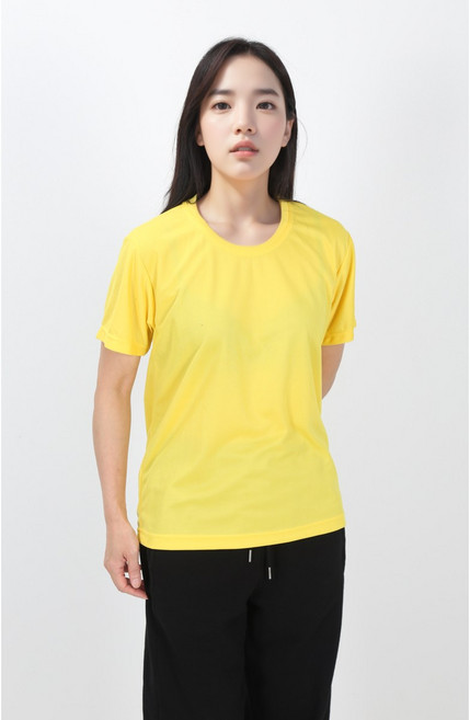 베이직플러스 스포츠 쿨론 라운드 반팔티 3p