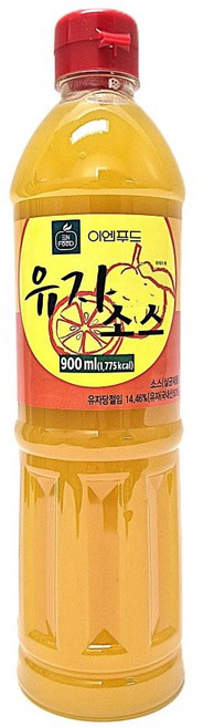 유자폰즈소스(초담원 0.9L), 2개, 900ml