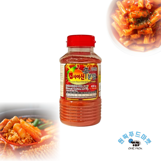 청우 더 진한 캡사이신 분말 400gX12개 매운맛가루, 400g, 12개