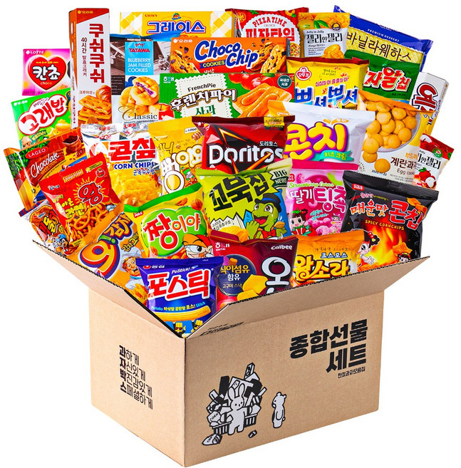 - 프리미엄 한정 종합과자 선물박스, 프리미엄 한정 풍성한선물 종합과자 선물박스, 1세트