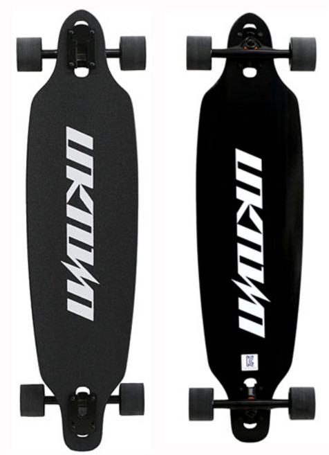 언노운 프리롱보드 입문장용 스케이트보드 크루져보드, 36블랙롱보드, 1개