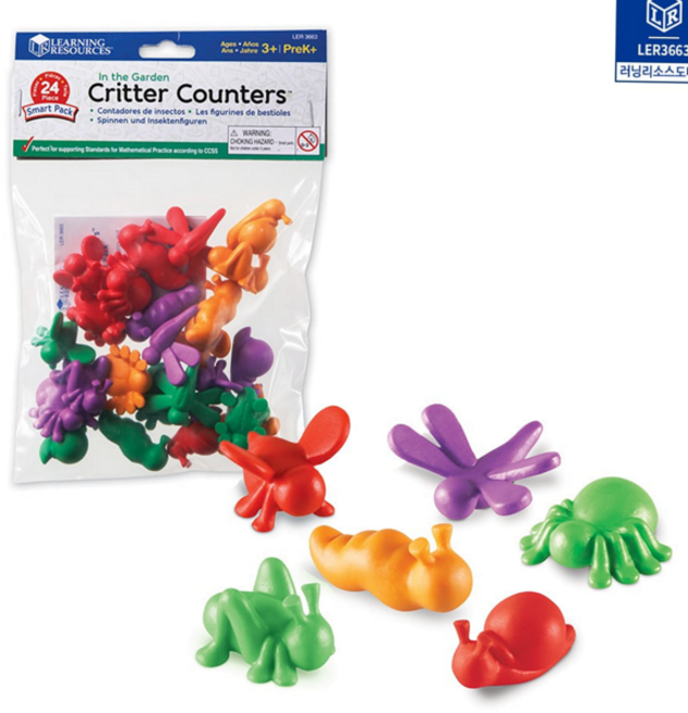 러닝리소스 색깔도형 정원 놀이 세트 LER3610, 1세트, 혼합색상