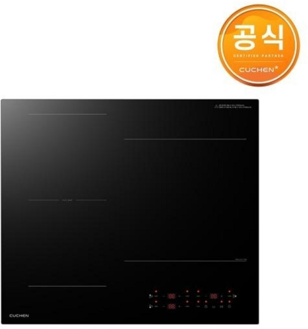 (쿠첸) 쿠첸 3구 IH FLEX 인덕션 전기레인지 (CIR-VB330TOB2) (방문설치), 빌트인, CIR-VB330TOB2
