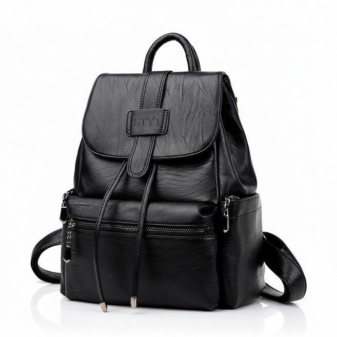 자체제작 STY1스타일 클래식 여성 양가죽 백팩 가방 여자 가죽 핸드 숄더크로스백 5컬러 정품판매자 아길라 국내배송