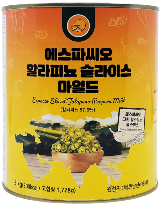 일미푸드 할라피뇨 슬라이스 3kg 1개
