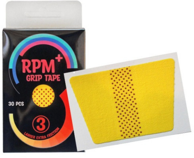 RPM 플러스 그립 리프팅 테잎 중약지 볼링테이프 볼링용품, No.3 옐로우(LagerFriction), 1개
