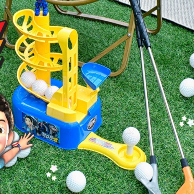 자동 골프티 장난감 오토 골프 세팅기 공 지급기 배치기