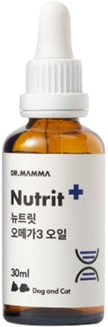 닥터맘마 오메가3 오일 강아지 고양이 영양제 30ml