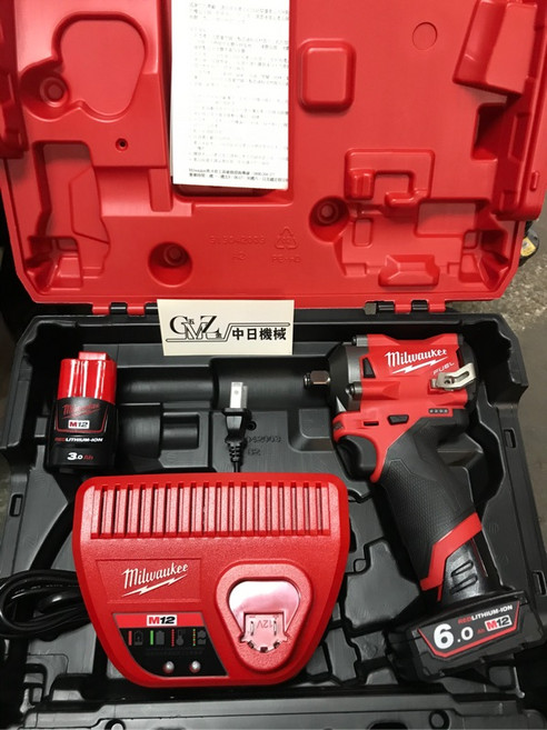 Milwaukee M12 FIWF12-632C 12V 鋰電 無刷 衝擊 扳手, 1個, 含稅
