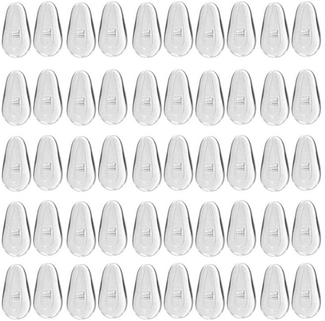 25 Pairs Air Bag Eyeglass Nose Pads Non-Slip Air Chamber Eyeglasses Nose Pads