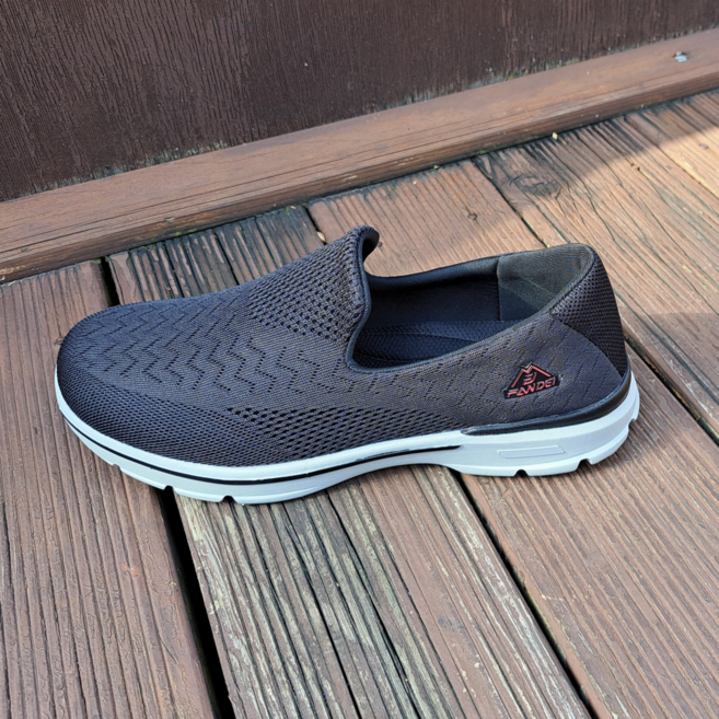 여성 슬립온 발편한 경량 워킹화 통풍 미끄럼방지 쿠션좋은 효도화