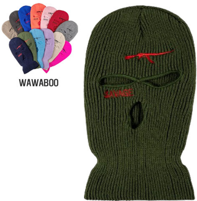 와와부 페이스 마스크 인싸템 파티 소품 비니 가면 마미손 복면