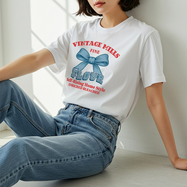 블루리본 쿨론 반팔 티셔츠 S-3XL 빅사이즈 여성의류 여성 여자 단체티