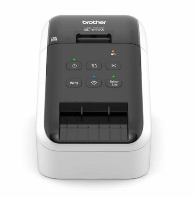 Brother QL-810W 超高速無線網路(WI-FI)標籤列印機, 1個, 機器+三捲DK22205標籤帶+五年保固