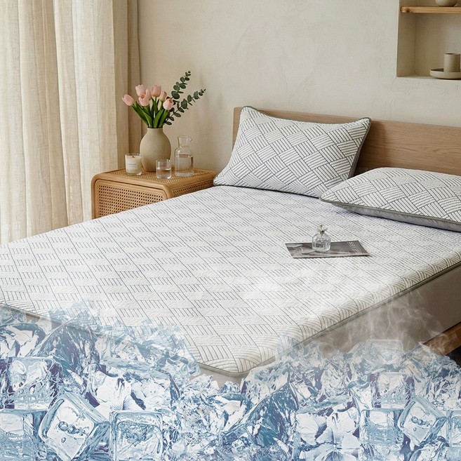 MIGA 아이스 쿨링 냉감 매트리스커버 여름 침대커버 쿨매트