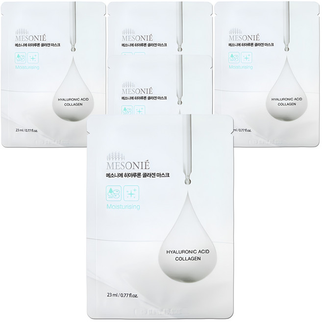 메소니에 히알루론 콜라겐 마스크팩 23ml, 50개, 1개입