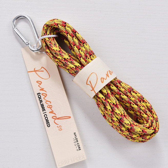 3mm 배색 파라코드 카라비너 5m 멀티 컬러 파라코드 팔찌 마스크 스트랩 리드줄 마크라메 재료, 1개, 08.스페인