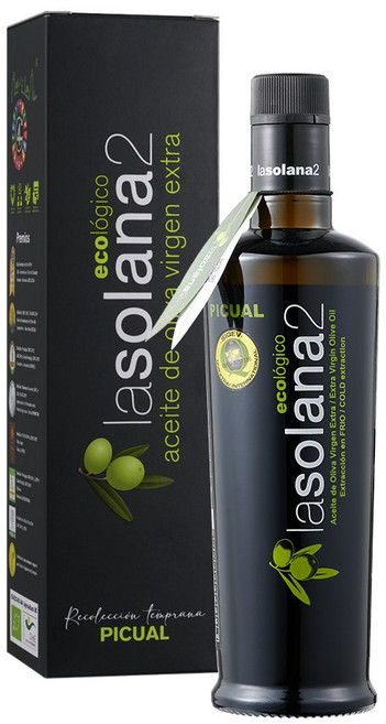 라솔라나2 유기농 냉압착 엑스트라버진 올리브오일 100% 선물박스 포함, 1개, 500ml