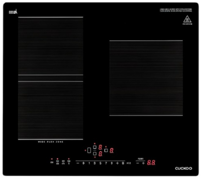 쿠쿠 인덕션 레인지 3구, CIR-C301FB(검정), 빌트인