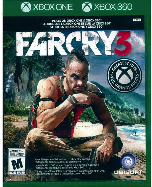UBISOFT 極地戰嚎 3 FAR CRY 3 XBOX ONE XBOX 360 英文美版 NTSC 遊戲片, 現貨全新