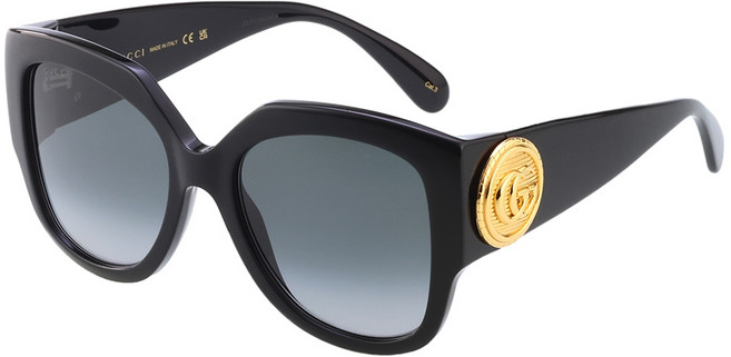 GUCCI 黑色墨鏡 GG1407S