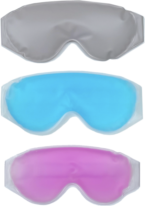 렌즈소녀 아이찜팩, 3개, 그레이블루핑크