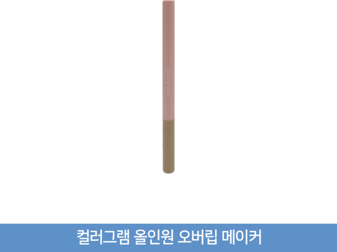 컬러그램 올인원 오버립 메이커, 01 웜피치, 1개