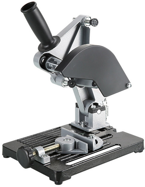 T 앵글 연마기 스탠드 거치대 캐스트 다리미 베이스 목공 도구 DIY 컷 100 125mm 액세서리, Stand Set, 1개