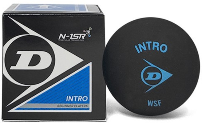 던롭 INTRO 스쿼시볼 연습용 스쿼시볼, 1개