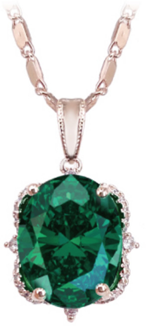 [혜성주얼리] 줄리아 에메랄드 목걸이