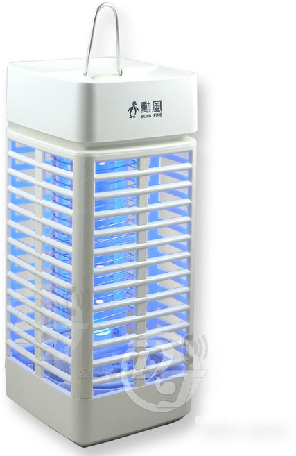勳風 電擊式捕蚊燈，3500V高壓電擊，支援行動電源供電，360度環繞捕蚊，室內戶外露營適用, DHF-S2166