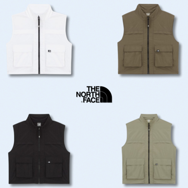 [매장정품] 노스페이스 조끼 등산 남녀공용 여름 카고 포켓 아웃도어 경량 베스트