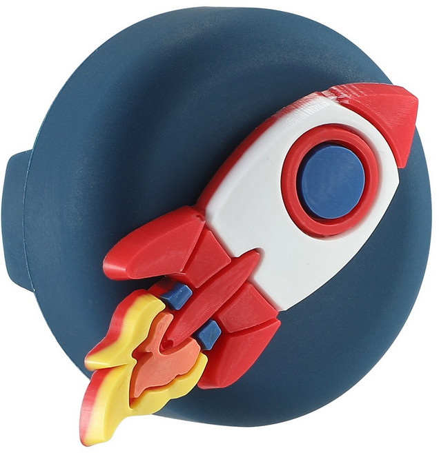 리바앤코 애플 에어태그1/2 실리콘 케이스, 1개, 로켓