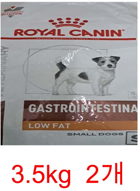 [로얄캐닌] 독 가스트로인테스티널 로우팻 스몰독 1.5kg, GASTROINTESTINAL, 3.5kg, 2개
