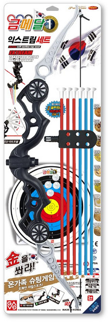 금메달 익스트림 변신양궁, 혼합색상, 1세트