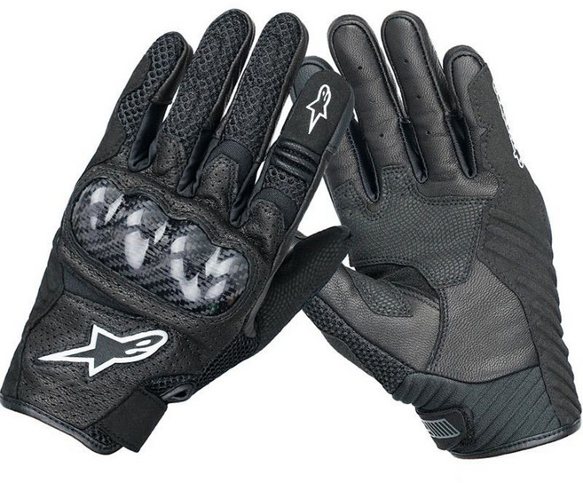 rigiu 지트글로게 알파인스타 스크린터치 장갑 오토바이 여름 메쉬 통기성 글러브 바이크 라이더, 블랙(No:1 고품질)
