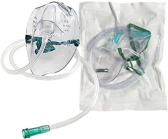 협성 산소마스크 OM-100 성인용 O2 Oxygen Mask, 1개