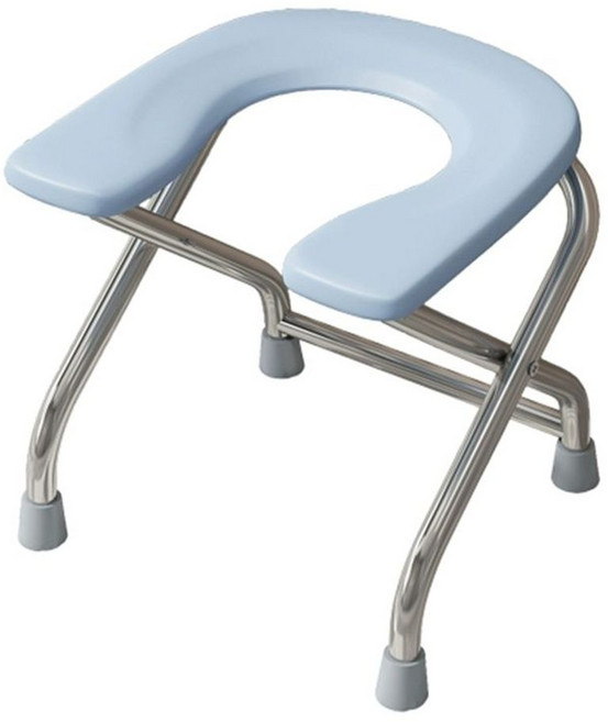 구멍뚫린 의자 가정용 접이식 변기 좌욕 노인 임산부 33CM접이식U자형, 3-42CM접이식U자형, 1개